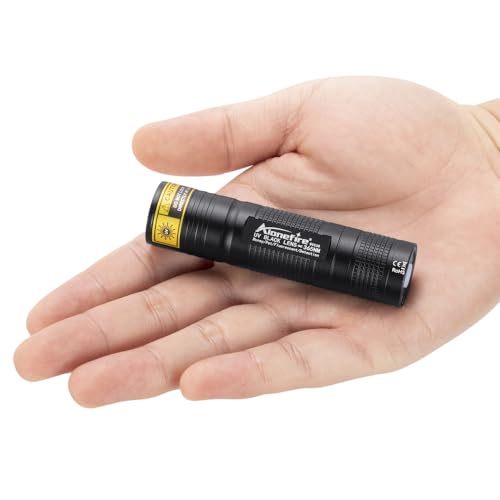 Rechargeable 365nm UV Flashlight - Blacklight Detection Tool