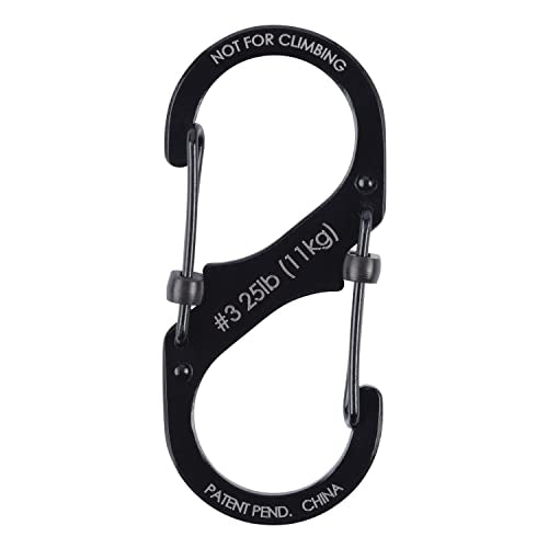 S-Biner SlideLock Dual Locking Carabiner - Stainless Size #3