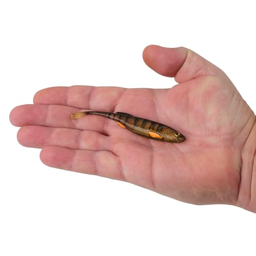 Berkley PowerBait Drip Minnow Soft Bait - Ghost Perch, 4" Finesse Fishing Lure