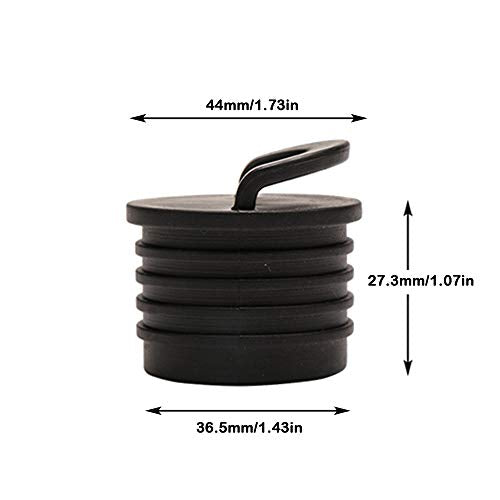 4PCS Kayak Scupper Plugs - Durable Rubber Drain Hole Stoppers