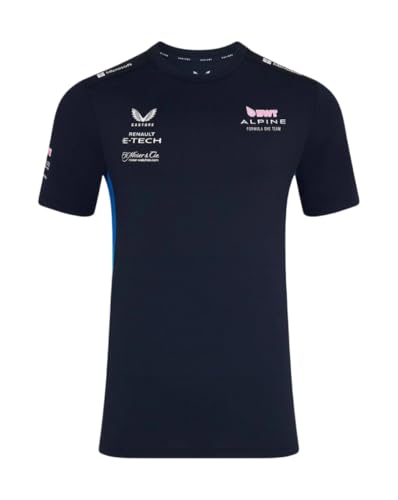 Castore Alpine Racing F1 2025 Men's Team T-Shirt - Motorsport Apparel