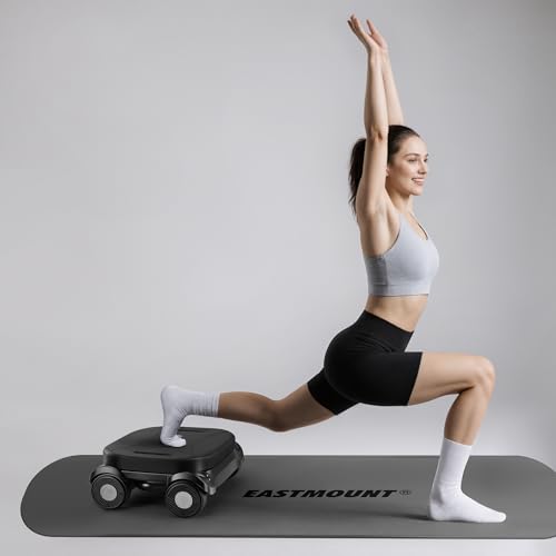 Pilates Reformer Board - Automatic Ab Roller for Home Workout - Black