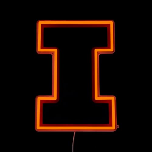 Illinois Fighting Illini LED Neon Sign - 15" x 10.92" - Energy Efficient & Easy to Install