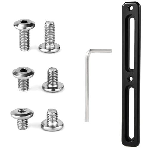 Bike Bottle Cage Adapter with 2 Slots, 6 Screws & Screwdriver