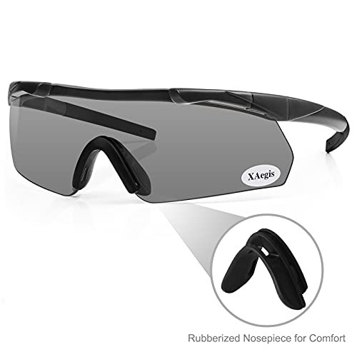 xaegistac Shooting Glasses with Interchangeable Lenses - High Impact Eye Protection