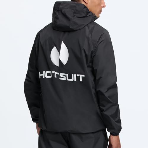 Sauna Suit for Men - Black Jacket Only - X-Large Workout Gear