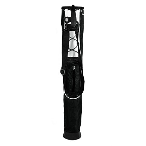 Lightweight Golf Stand Bag for Men & Women - Black, 1.95 lbs