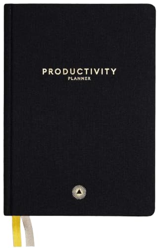 Intelligent Change Black 3-Month Productivity Planner | Undated A5 Daily & Quarterly Organizer