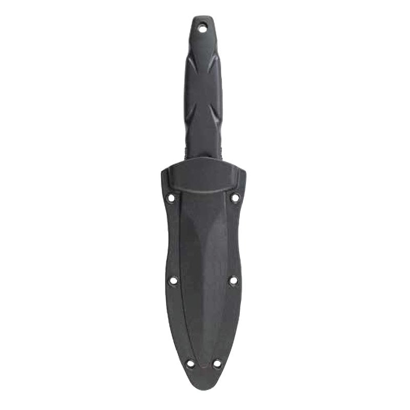Smith & Wesson SWHRT3BF 7.5in High Carbon S.S. Full Tang Fixed Blade Knife with 3.5in False Edge Blade and TPR Handle for Outdoor, Tactical, Survival and EDC