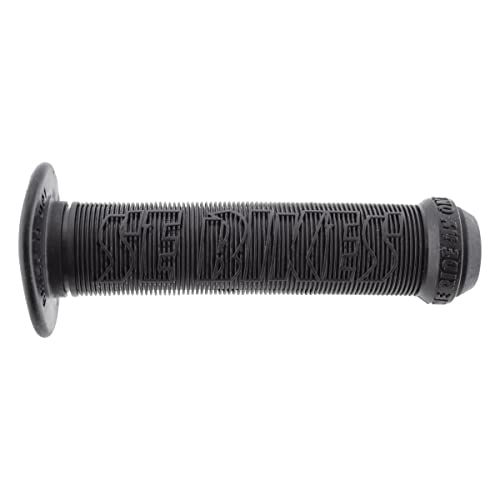 Bike Life BMX Handlebar Grips Black 138mm with Flange - Durable Cycling Accessories