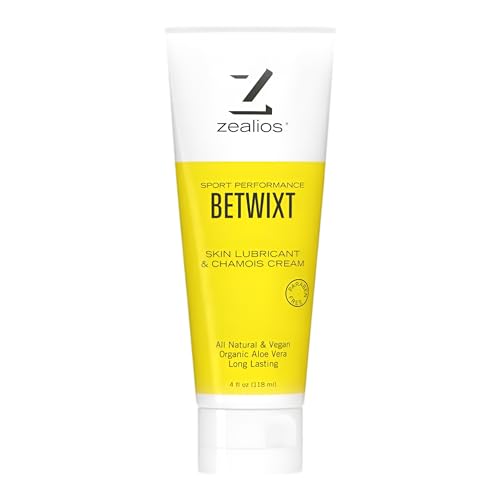 Zealios Betwixt Anti-Chafing Cream 4oz - Long-Lasting Friction & Skin Relief for Athletes