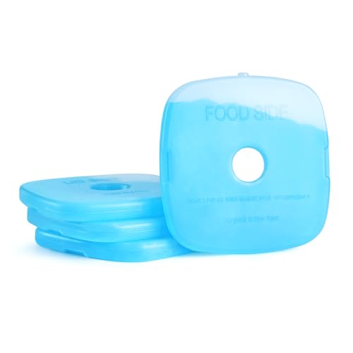 Ultra-Slim Ice Packs for Lunch Boxes & Coolers - 4.8x4.8in