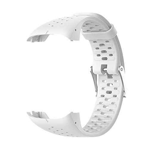 Silicone Sport Watch Band for Polar M400 and M430 - White