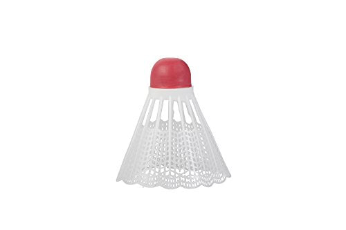 Badminton Shuttlecocks 6 Pack – Durable White Nylon Birdies