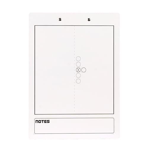 Double-Sided Football Coaching Clipboard with Marker - 12.5" x 9"