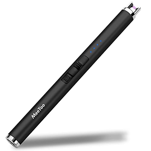 Rechargeable Electric Lighter for Candles - USB Type-C, Black