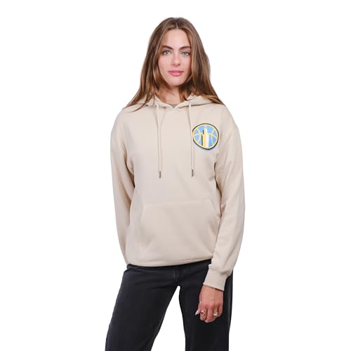 Women's WNBA Chicago Sky Hoodie Sweatshirt - Ultra Game Official Soft Fashion Top - Medium Sand