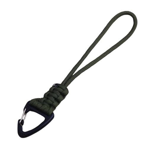 3-Pack Paracord Keychain Lanyard with Triangle Buckle Clasp
