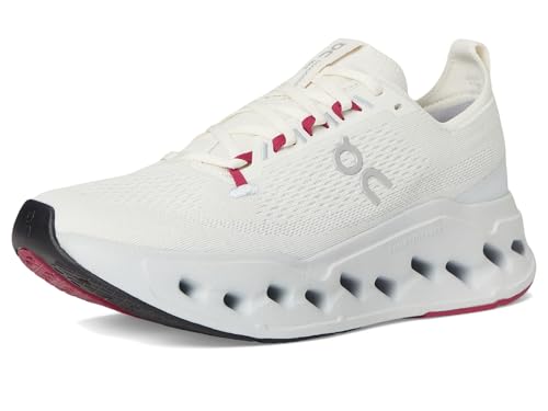 Max Cushioned Womens Cloudsurfer Road Running Shoes - 7.5 Ivory/Arctic