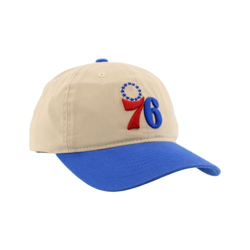 Philadelphia 76ers Adjustable Dad Hat - Stone