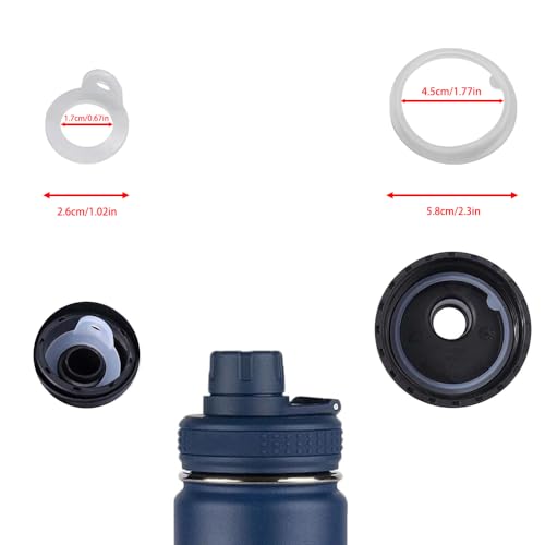 Replacement Gasket Set for Takeya Actives Water Bottles - 6 Pack