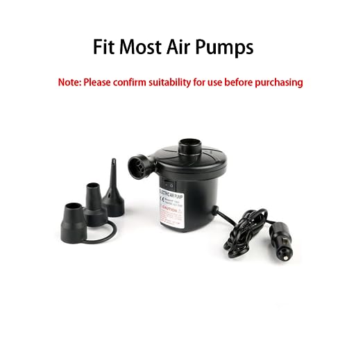 Inflatable Pump Nozzle Set - 3 Sizes for Air Mattress & Toys