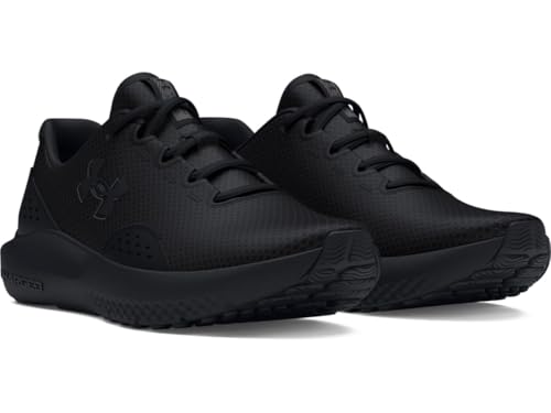 Men's Charged Surge 4 Sneakers - Black - Breathable Road Running Shoes