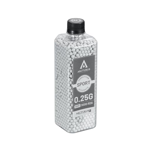 6mm Airsoft Pellets - Match Grade BBs, 3000 Rounds, 0.25g