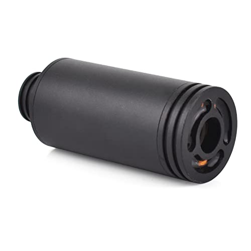 Zlangsports Black Tracer Unit for Airsoft with 14mm CCW & 10mm CW Threads, M14 CCW to M11 CW Adapter