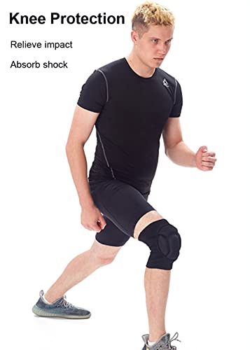 Soft Knee Pads for Work, Volleyball & Basketball - Small, Black