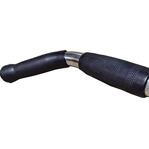 28 Inch Revolving Lat Pulldown Bar with Rubber Grip for Home Gym