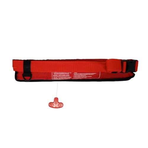 Manual Inflatable Belt Pack Life Jacket - Nitro Red