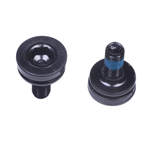 8mm Hex Crank Arm Fixing Bolts for Square Taper Bottom Bracket - Black 2PC