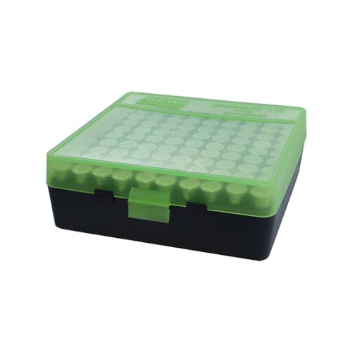 Flip-Top Ammo Box - 100 Round - Green/Black