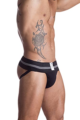 Men's 3" Wide Band Athletic Supporter - Large / Black