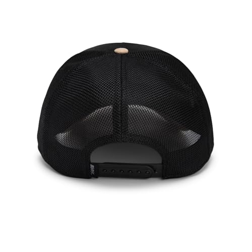 Goorin Bros. Suede Trucker Hat for Men & Women - Black (Suede Cheetah)