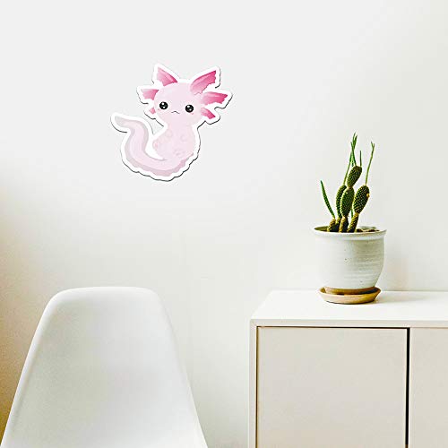 MightySkins Axolotl 12" Peel and Stick Wall Art Removable Cute Stylish Funny Cartoon Dorm Room Decor Sticker Vinyl Wall Decals, 12" On Its Longest Side