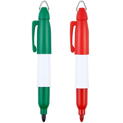 Golf Ball Line Marker Tool with Marker Pens - Green