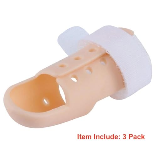 Thinvik [2 Piece Plastic Mallet Dip Finger Support Brace Splint Joint