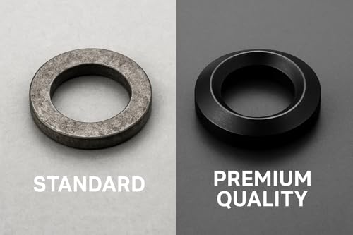 5/8 x 24 Crush Washer - Carbon Steel, Black Oxide, 5 Pack