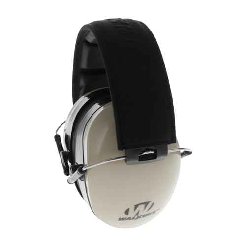 Walker's Dual Colored Passive Muff - Compact Folding Lightweight 26dB NRR Hunting Gun Range Shooting Hearing Protection Muff