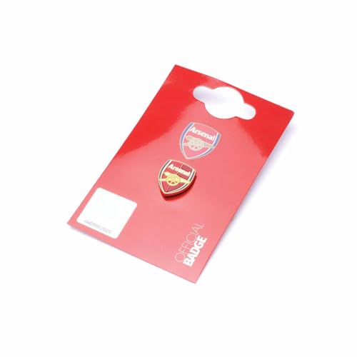 Arsenal FC Crest Pin Badge - Official Licensed Merchandise, Red