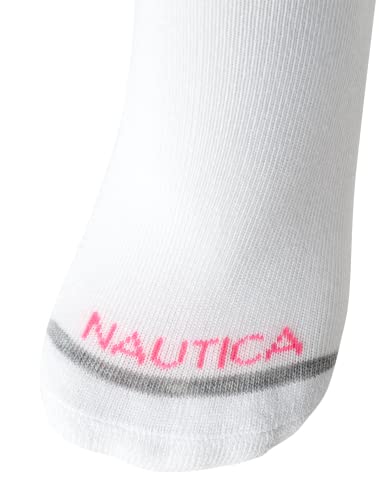 Moisture-Wicking Cushion Athletic Socks - 6 Pack, White