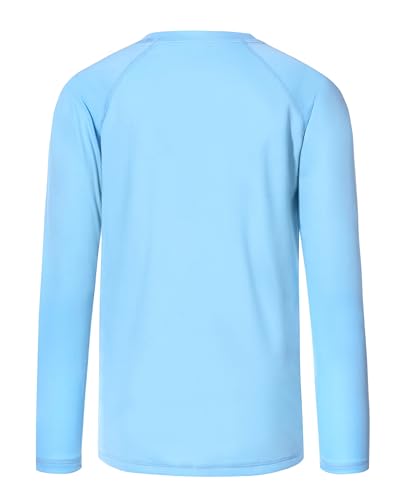 Boys UPF 50+ Swim Shirt Long Sleeve, 1 or 2 Pack UV Sun Protection