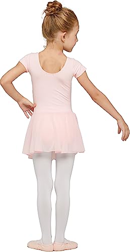 Toddler Ballet Leotard with Skirt - Ballet Pink, 2-4T