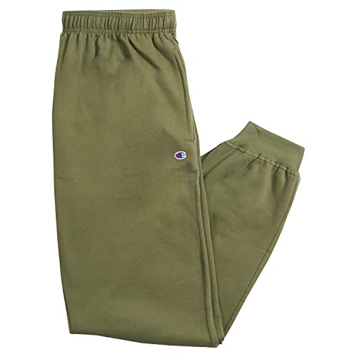 Champion Big & Tall Powerblend Sweatpants for Men - Olive, 2X Tall