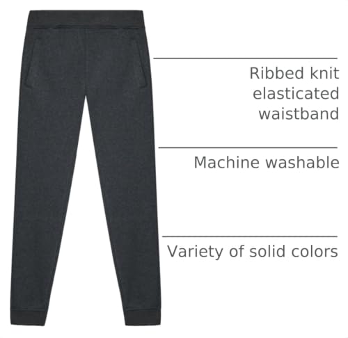 Boys Active Fleece Jogger Pants - Big Boys 10-12 Heather Charcoal