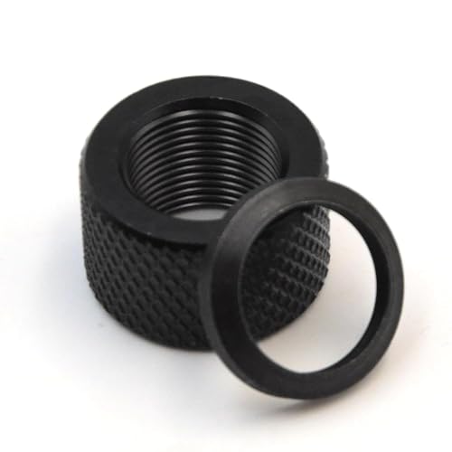 Aluminum Thread Protector 5/8''-24 TPI for Machinery, Durable Black Finish