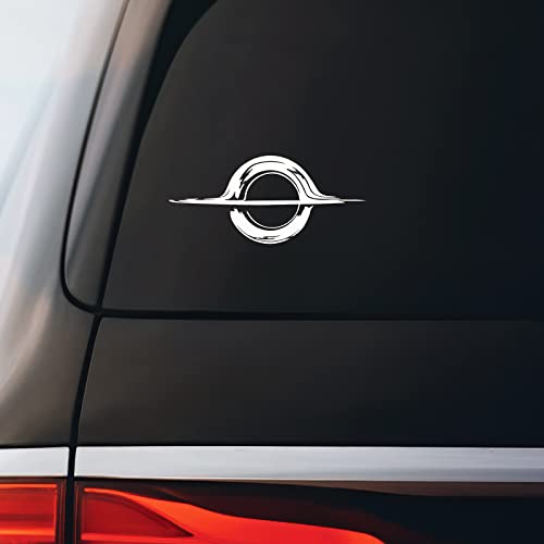 Black Hole Vinyl Decal for Laptop, Car, Notebook - 5.5"x2.5"