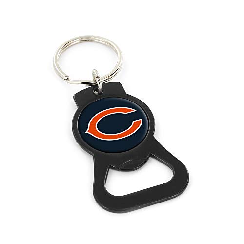 Chicago Bears Bottle Opener Keychain - Team Color Black